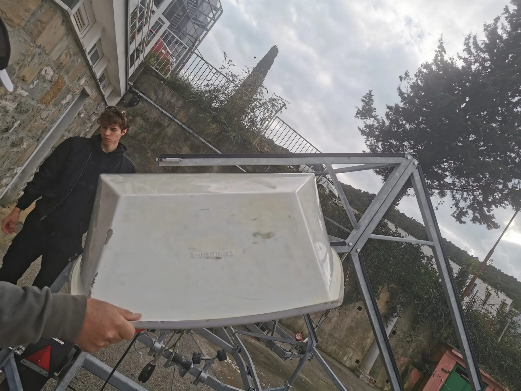 Optimist Sailboat Storage System